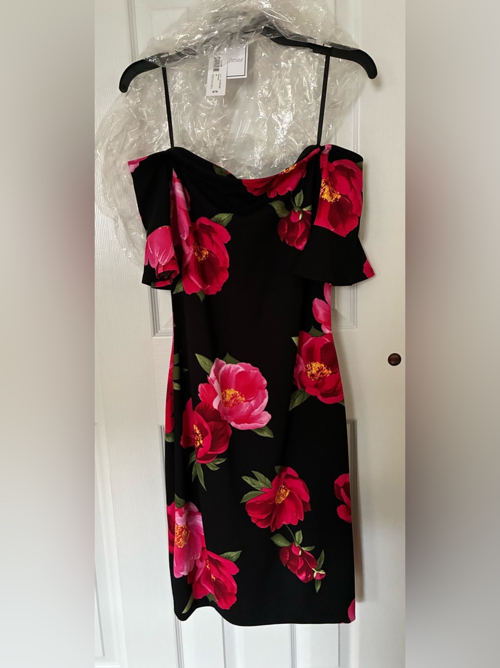 FLORAL OFF THE SHOULDER DRESS